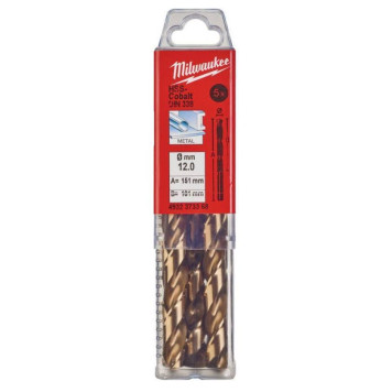 Сверло по металлу Milwaukee HSS-CO 12,0мм (5шт) (358)