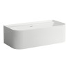 Laufen Sonar Ванна 160x81х53см, пристенная, 5 отв., со слив-переливом, материалл: Marbond, цвет: белый. 2.2034.7.000.036.1