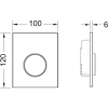 TECE TECEloop Urinal Панель смыва для писсуара, пластик, цвет: белый/хром