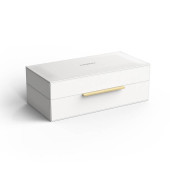 Decor Walther Brownie BOX S Коробка универсальная 27х14х9.5см., искусственная кожа, цвет: белый. 0939750