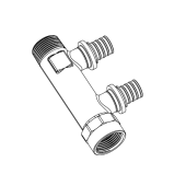 Гребенка на две трубы 20-R/Rp 3/4 (нов.арт 13661301001)