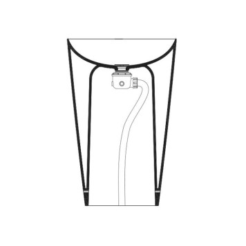 Catalano Сифон для отдельностоящей раковины, слив в пол, цвет: белый глянцевый. 0454510001