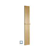 Boheme Flat Полотенцесушитель электрический 25x150h см, подключение скрытое, цвет: matt gold 725-MG