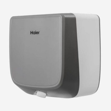Водонагреватель электрический накопительный Haier Q1 эмалированный квадратный 10л над раковиной с механическим термостатом-1