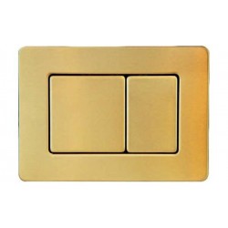 Boheme Кнопка смыва, сталь, 24х1,2х16,3h см, цвет: золото 650-G