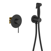 Timo 2389/03SM Saona Готовый комплект гигиенического душа, черный 2389/03SM