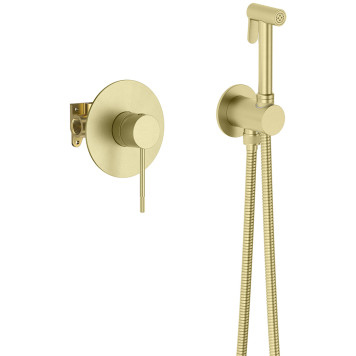 Timo 2389/17SM Saona Готовый комплект гигиенического душа, золото матовое 2389/17SM