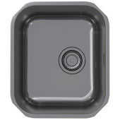 Alv 1113589 Variant 40 Monarch Anthracite Мойка U, 1 чаша, 0,8 мм, 3½ 340х400х180 мм+выпуск1140633 1113589