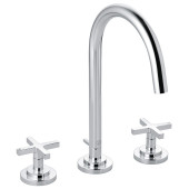 Kludi 20 143 0520 Nova Fonte Cla Смеситель для раковины 185 мм, на 3 отв., со слив гарн., 90°, Компл 201430520