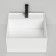 Salini Armonia Square TOP 02 Раковина накладная 45х45х25cм., с 1 отв, мат-л: S-Stone, цвет: белый матовый. 130522TM