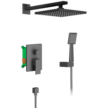 Timo SX-2069/03SM Selene Набор для комплектации душа 4в1, черный SX-2069/03SM