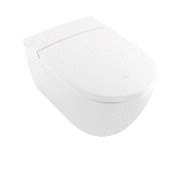 [НЕДОСТУПЕН ДЛЯ ЗАКАЗА] Унитаз, Villeroy Boch, Viclean, подвесной, шгв 385-595-360, CeramicPlus, цвет-альпийский белый