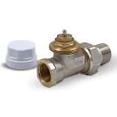 Вентиль прямой Primoclima Armature термостатический 1/2 никелированный PC1212TS