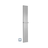 Boheme Flat Полотенцесушитель электрический 25x150h см, подключение скрытое, цвет: nickel brush 725-NB