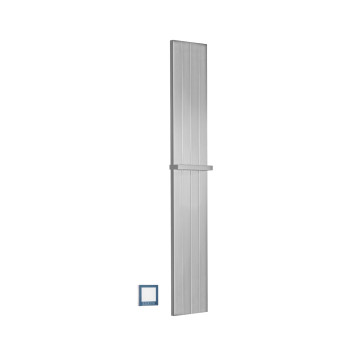 Boheme Flat Полотенцесушитель электрический 25x150h см, подключение скрытое, цвет: nickel brush 725-NB