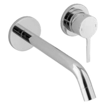 Alpi NU21876CR/23 NU Смеситель для раковины 230 мм, на 2 отв., настен., Комплект NU21876CR/23