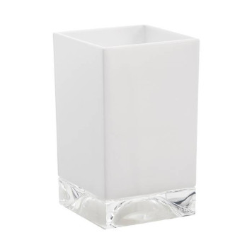 Laufen Kartell Стакан 7х7х12см., настольный, пластик, цвет: плотный белый. 3.8233.0.090.000.1