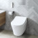 TOTO GP Унитаз подвесной 54x38x33.5cм, TORNADO, смыв 4,5л, CeFiONtect, c cиденье-вошлет, цвет: белый. CW553Y, TCF34120GEU