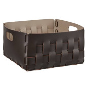 ADJ Корзинка Bottega, 35x35xH20 см., цвет: шоколад/капучино. 1045.06/04 ADJ Корзинка Bottega, 35x35xH20 см., цвет: шоколад/капучино. 1045.06/04