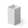Dea Design Pedestal Basin Раковина 45х45х90см., напольная, без отв., Solid Surface, цвет: White №18. DD2017 450 18