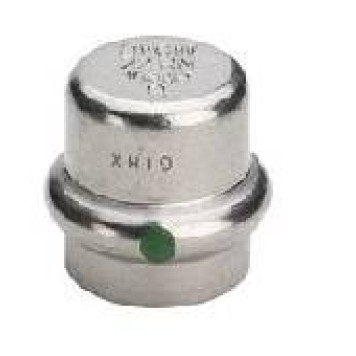 Заглушка, Viega, Sanpress inox, с SC-Contur, нержавеющая сталь, 28 мм, модель 2356