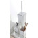 Bertocci Le Ceramiche Дозатор для жидкого мыла, настольный 7,5хh18х7,5см., цвет: белая керамика/хром. 123 4607 0000