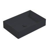 Simas Agile Раковина 60х40см., накладная, без перелива, без отв., цвет: antracite matt. AG60 antracite  matt