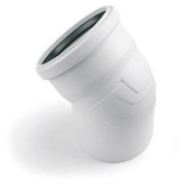 Отвод, Rehau, RAUPIANO, 30°, 110, 110, PP (полипропилен)