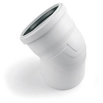 Отвод, Rehau, RAUPIANO, 30°, 110, 110, PP (полипропилен)