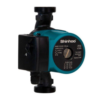 Насос циркуляционный Shinhoo BASIC S 25-4S с гайками-2