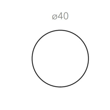 ADJ Круглый плейсмат, D40 см., цвет: белый/панна котта-6