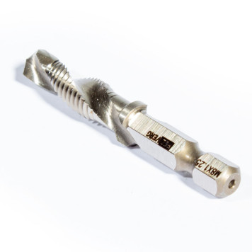 Сверло-метчик REDVERG комбинированный М8, шаг 1,25мм (508125)-2