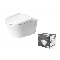 Унитаз, Duravit, D-Neo, подвесной, шгв 370-540-360, цвет-белый