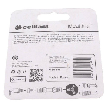 Тройник Cellfast IDEAL (блистер)-3