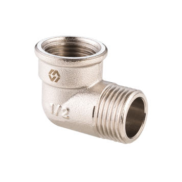 Угольник, 3/4, ВН, латунь никелированная