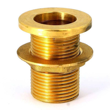 Выпуск резервуарный фланец-Н с контргайкой, без заглушки TIEMME 1-1