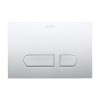 Duravit DuraSystem Клавиша смыва для унитаза, механический смыв, пластик, цвет: хром. WD5008021000