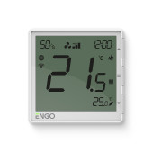 Термостат ENGO EFAN встраив., программ. с дисплеем, WiFi, с возм. регулировки скорости вентилятора,