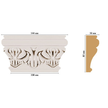 Капитель DECOMASTER D202-60 (144*85*30мм)-1