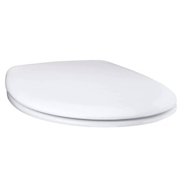 Duravit Caro Сиденье для унитаза, с микролифтом, цвет: белый/нержавеющая сталь. 0065690094