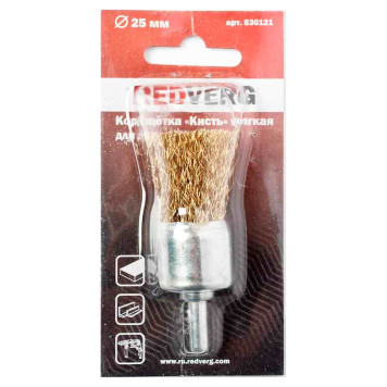 Кордщетка-кисть для дрели REDVERG 25мм(830121)-1