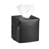 ADJ Салфетница Kleenex, 12x12xH12 см., цвет: черный/серый. 0015.01/03 ADJ Салфетница Kleenex, 12x12xH12 см., цвет: черный/серый. 0015.01/03