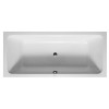 Duravit D-Code Ванна акриловая 180х80x40см , встраиваемая, с 2 наклонами для спины, выпуск центральный, цвет: белый. 700101000000000, 790226000001000, 790127000000000