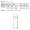 Dea Design Pedestal Basin Раковина 45х45х90см., напольная, без отв., Solid Surface, цвет: White №18. DD2017 450 18