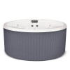 Gruppo Treesse Male Минибассейн 210*95см г/м, нагреватель 2kw, фильтр картридж, хромо-я, панель, цвет серый, акрил белый.. PMAL01BP