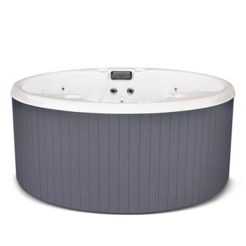 Gruppo Treesse Male Минибассейн 210*95см г/м, нагреватель 2kw, фильтр картридж, хромо-я, панель, цвет серый, акрил белый.. PMAL01BP-2