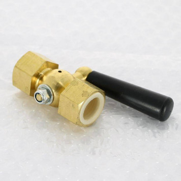 Кран Росма ВВ 1/2 для манометра, ручка черная-3