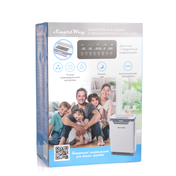 Очиститель воздуха Smartway KJ420F-A350 Smart Wi-Fi + сменная панель тип перфорированная-10