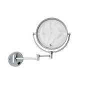 Boheme Brillante Зеркало косметич. круглое подвесное увеличение 3х 25,3х45х32h см, цвет: хром 505