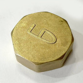Заглушка резьбовая DN32 В 1.1/4 латунь